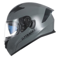 Thumbnail for Black White Star Full Face Motorcycle Helmets Clear Visor DOT Approved Moto Sport Out Door