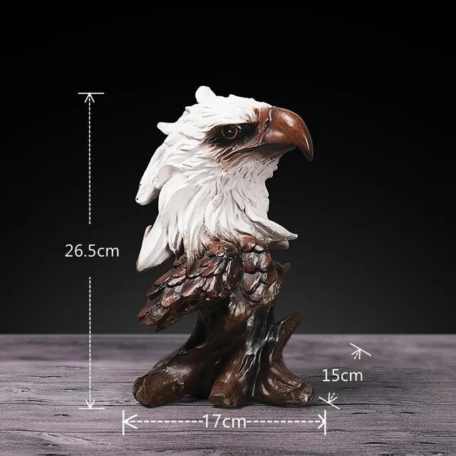 Eagle Wolf Horse Resin Animal Sculptures and Statues Decoration Artwork Birthday Gift