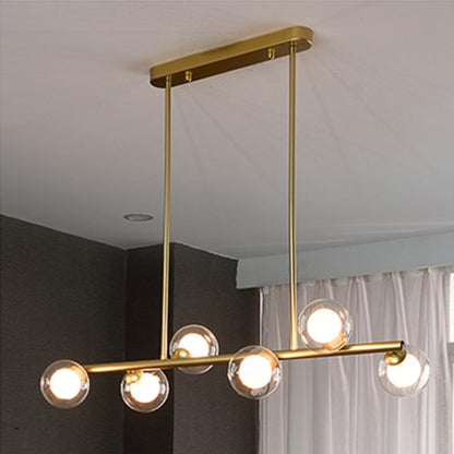 Golden Lighting Nordic Contemporary Pendant Glass Chandelier Hanging Lamp Dining Decor