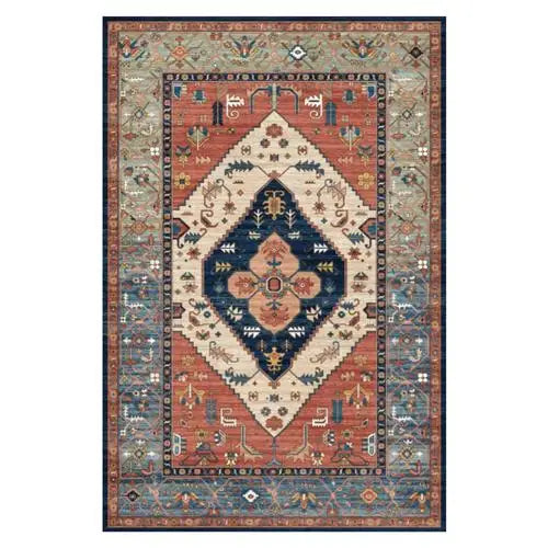 Luxury Persian Flower Rug Carpet Cozy Soft Home Decoration