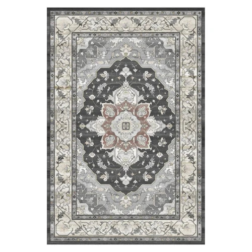 Luxury Persian Flower Rug Carpet Cozy Soft Home Decoration