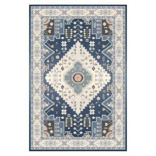 Luxury Persian Flower Rug Carpet Cozy Soft Home Decoration