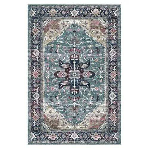 Luxury Persian Flower Rug Carpet Cozy Soft Home Decoration