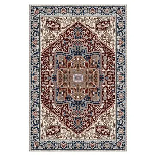 Luxury Persian Flower Rug Carpet Cozy Soft Home Decoration