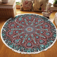 Thumbnail for Relax Boho Tassel European Round Rugs Living Room Carpets Decoration Machine Washable