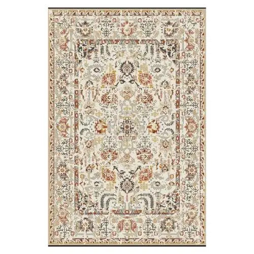 Luxury Persian Flower Rug Carpet Cozy Soft Home Decoration