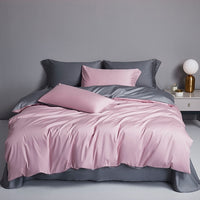 Thumbnail for Premium Burgundy Turquoise Pink Hotel Grade Duvet Cover Set, 600TC Egyptian Cotton Bedding Set