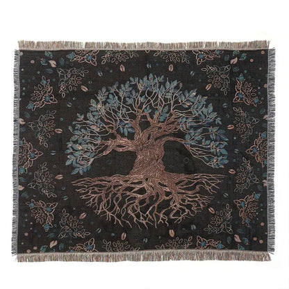 Bee Floral Nordic Blankets Throws Home Decor Sofa Towel