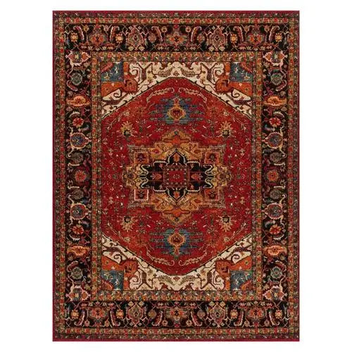 Luxury Persian Flower Rug Carpet Cozy Soft Home Decoration