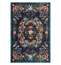 Thumbnail for Retro Boho Bird Floral Rug Carpet Large Area Living Room Balcony