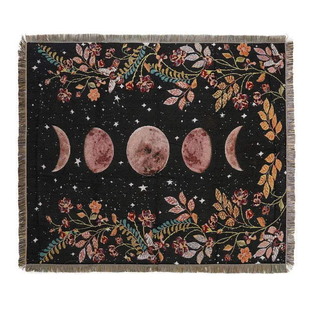 Bee Floral Nordic Blankets Throws Home Decor Sofa Towel