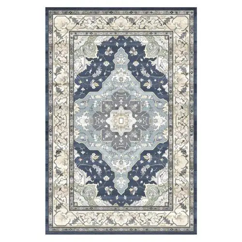 Luxury Persian Flower Rug Carpet Cozy Soft Home Decoration