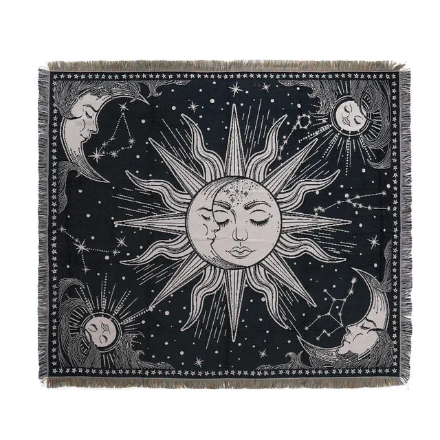 Bee Floral Nordic Blankets Throws Home Decor Sofa Towel