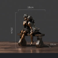 Thumbnail for American Retro Creative Figure Art Sculptures and Statues Craft