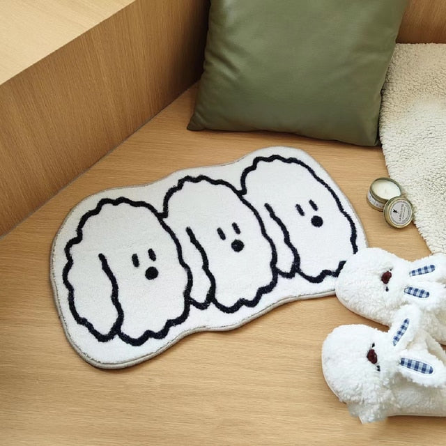 Cat Sleep Rugs Decoration Bedroom Carpet for Child