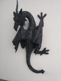 Thumbnail for White Black Dragon Spirit Wall hanging Sculptures and Statues