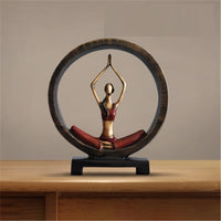 Thumbnail for Modern Abstract Art Resin Yoga Sculptures and Statues