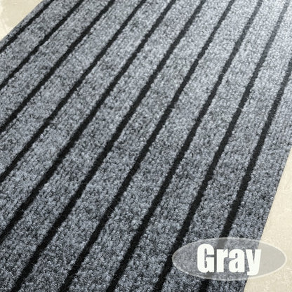 Grey Red Rug Washable Floor Mat Carpet For Kitchen and Outside Anti Slip Floor