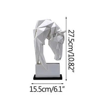 Thumbnail for Horse and Bull Nordic Origami Abstract Resin Geometric Crafts Sculptures and Statues Gift