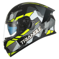 Thumbnail for Black White Star Full Face Motorcycle Helmets Clear Visor DOT Approved Moto Sport Out Door