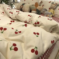 Thumbnail for Romantic Daisy Floral Cartoon Boys Girls Polyester Bedding Set