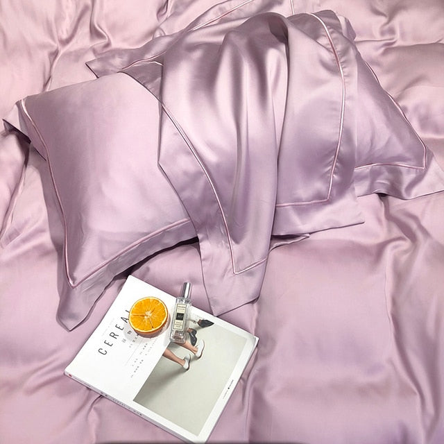 Burgundy Pink Purple Mulberry Silk Pillowcase Premium for Skin