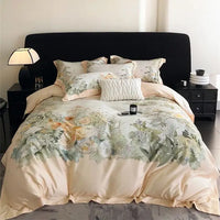 Thumbnail for Premium Chic Flower Print 1000TC Lyocell Cotton High Quality Silky Duvet Cover Bedding Set