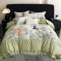 Thumbnail for Premium Chic Flower Print 1000TC Lyocell Cotton High Quality Silky Duvet Cover Bedding Set