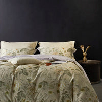 Thumbnail for Flower Pattern Vintage American Digital Printing Luxury 1400TC Egyptian Cotton Duvet Cover Bedding Set