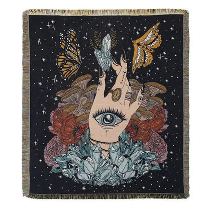 Bee Floral Nordic Blankets Throws Home Decor Sofa Towel