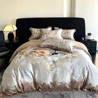 Thumbnail for Premium Chic Flower Print 1000TC Lyocell Cotton High Quality Silky Duvet Cover Bedding Set