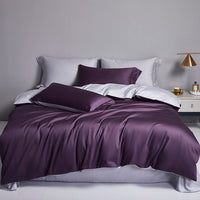 Thumbnail for Premium Burgundy Turquoise Pink Hotel Grade Duvet Cover Set, 600TC Egyptian Cotton Bedding Set