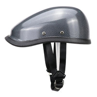 Thumbnail for White Grey Motorcycle Helmets Half Berets Cap Style Electric Bike Scooter Safety Sport Out Door