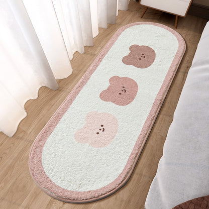 Premium Cute Animal Carpets Girls Boys Bedrooms Fluffy Soft Rugs for Children