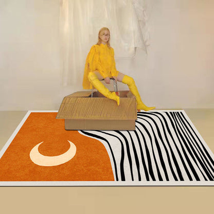 Sun Moon Art Carpets Living Room Rugs Bedroom Door Mat Area Decor