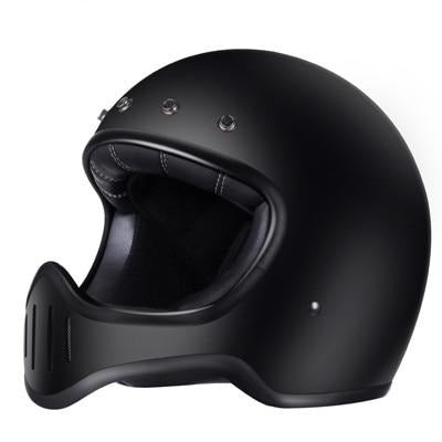 Motorcycle Helmets Fiberglass Full Face High Quality Grade Vintage