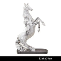 Thumbnail for Marble Furious Horse Sculptures and Statues Figurine Resin Gifts