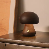 Thumbnail for Small Cute Mushroom LED Lighting Wooden Room Decoration Lamp