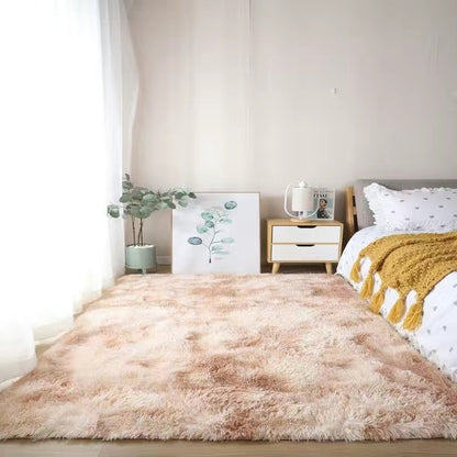 Nordic Grey White Kids Carpet Bedroom Fluffy Rugs Decoration Small Large Living Room