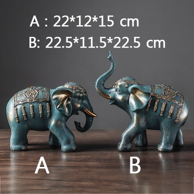 Elephant Lucky Fortune Sculptures and Statues Figurines