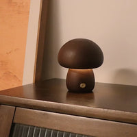 Thumbnail for Small Cute Mushroom LED Lighting Wooden Room Decoration Lamp