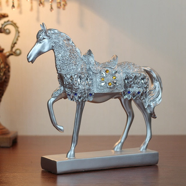 Retro lucky horse ornaments Sculptures and Statues