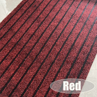 Thumbnail for Grey Red Rug Washable Floor Mat Carpet For Kitchen and Outside Anti Slip Floor