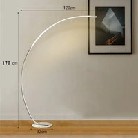 Thumbnail for Nordic LED Corner Floor Lighting Floor Lamps Black White Stand Dining Living Room Decor