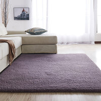 Thumbnail for Modern Purple Green Rug For Living Room Carpet Soft non-slip door mats