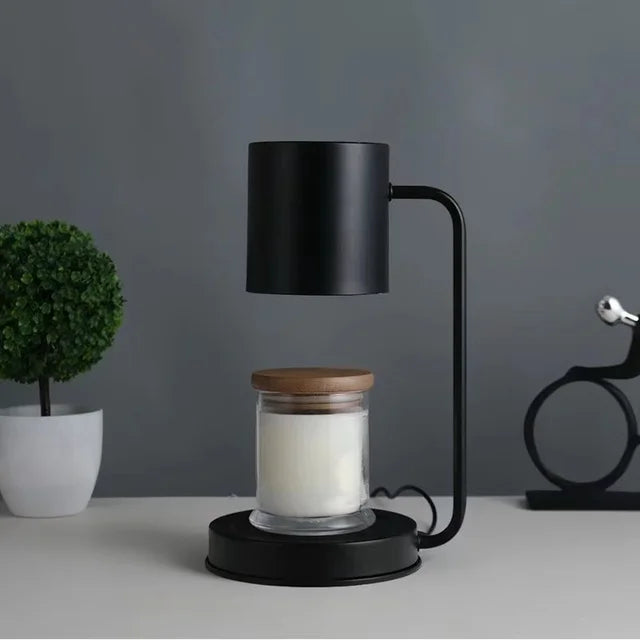 Black Candle Warmer Lamp Metal Dimmable Lighting Small & Large Size Home decor