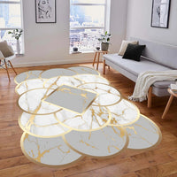 Thumbnail for Premium Europe Gold Black Edge Carpets for Living Room Rug Kids Bedroom Large Size Area Rug Washable