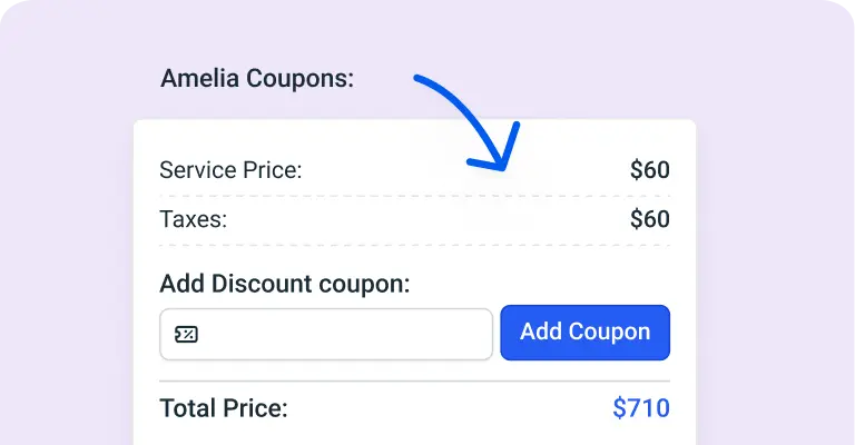 Discount coupons for bookings