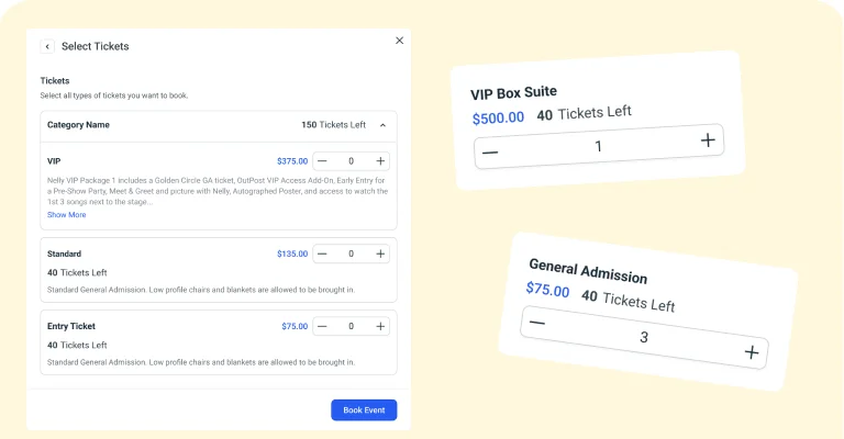 Tickets for Events
